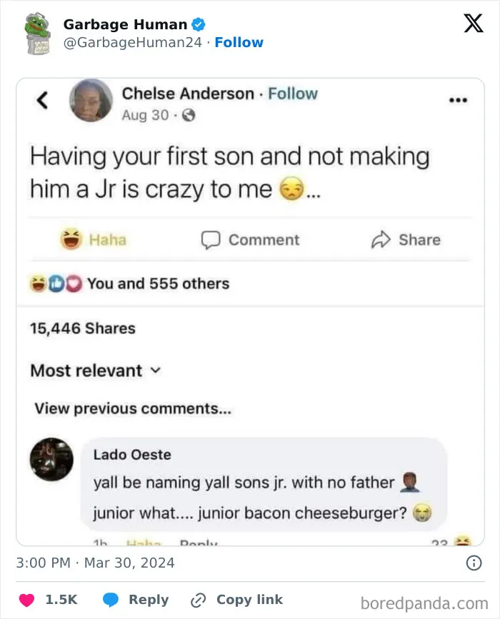I Want My Son To Have His Own Name