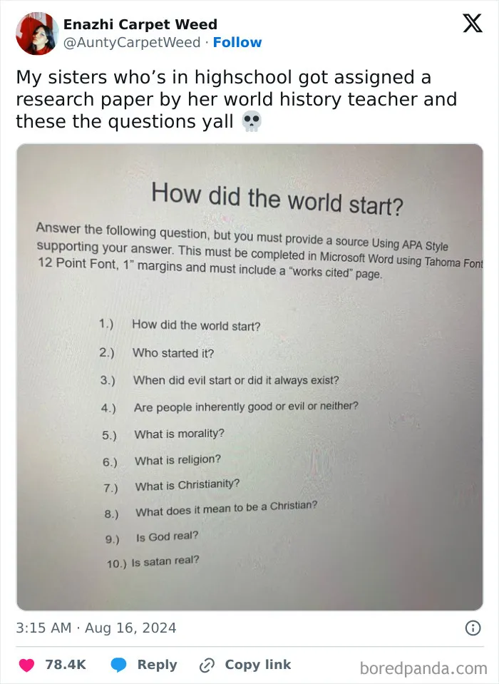 Is This A History Class Or A Philosophy Class?