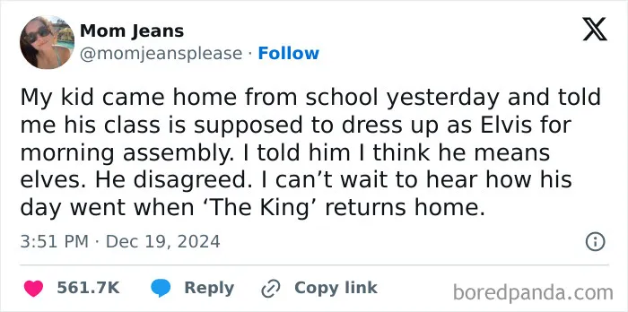 I Hope It Was Elvis