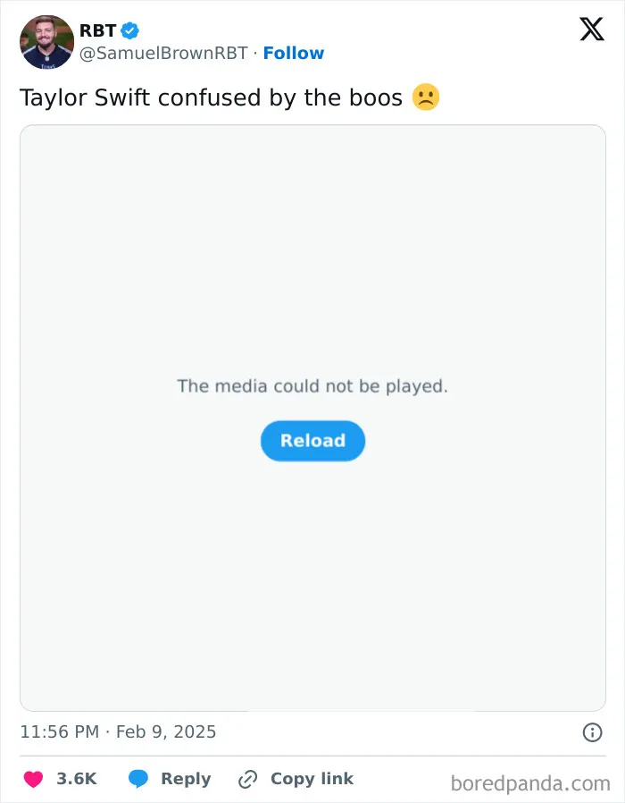 Taylor Swift Was Booed