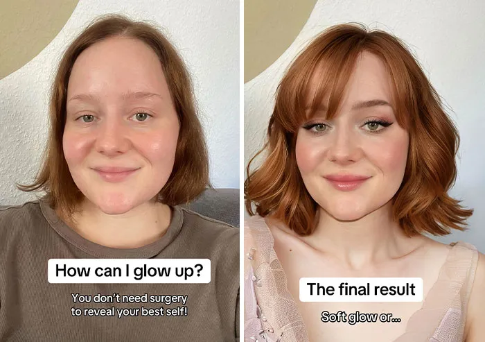 30 Comparison Pics Of How People Could Look Better With Minimal Changes