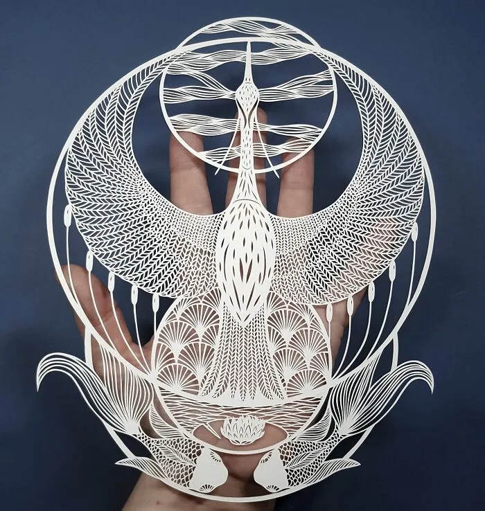 Papercut Artist Creates Intricate And Beautiful Designs Inspired By Natural Life (42 Pics)