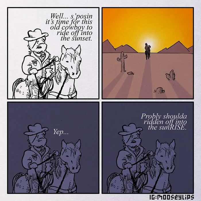 22 Hilariously Absurd Comics Created By Mooseylips And Packed With Weird And Absurd Humor