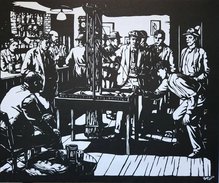 I Do Papercutting Art In Struisbaai, South Africa
