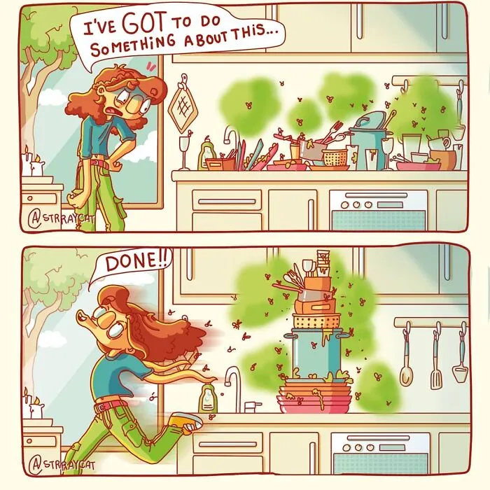 This Artist Created 40 Comics With Funny Twists And Unexpected Endings