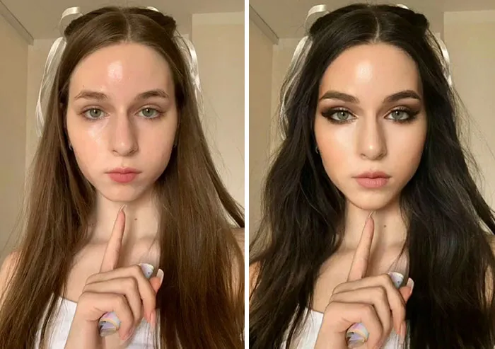 28 Fotos comparativas de cómo la gente podría verse mejor con cambios mínimos