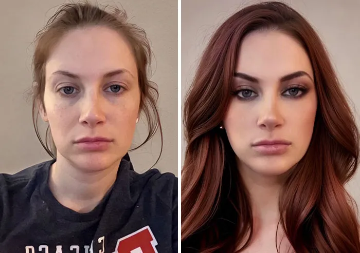 28 Fotos comparativas de cómo la gente podría verse mejor con cambios mínimos