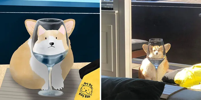 30 Adorable And Hilarious Animal Photos Drawn By This Artist