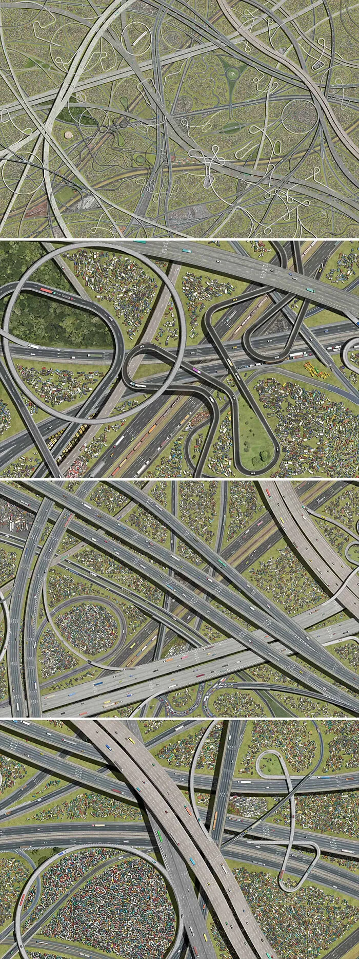 Photographer Assembles Aerial Photos To Showcase The Immense Scale Of Human Impact (17 Pics)