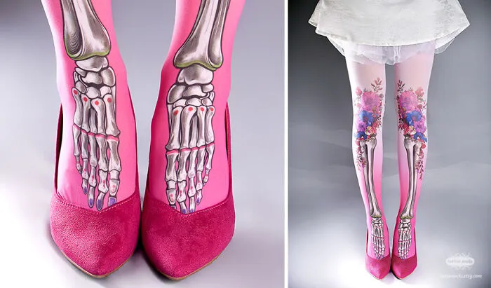 Day Of The Dead Tights