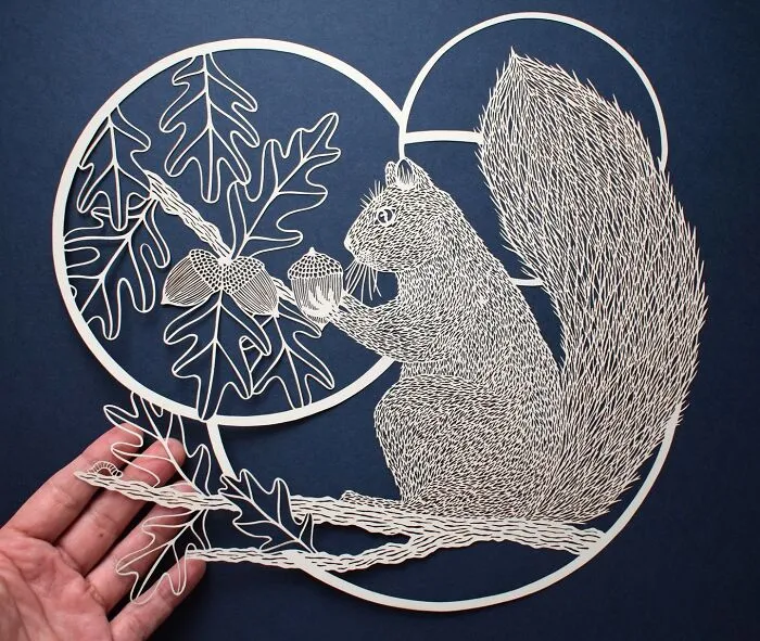 Papercut Artist Creates Intricate And Beautiful Designs Inspired By Natural Life (42 Pics)