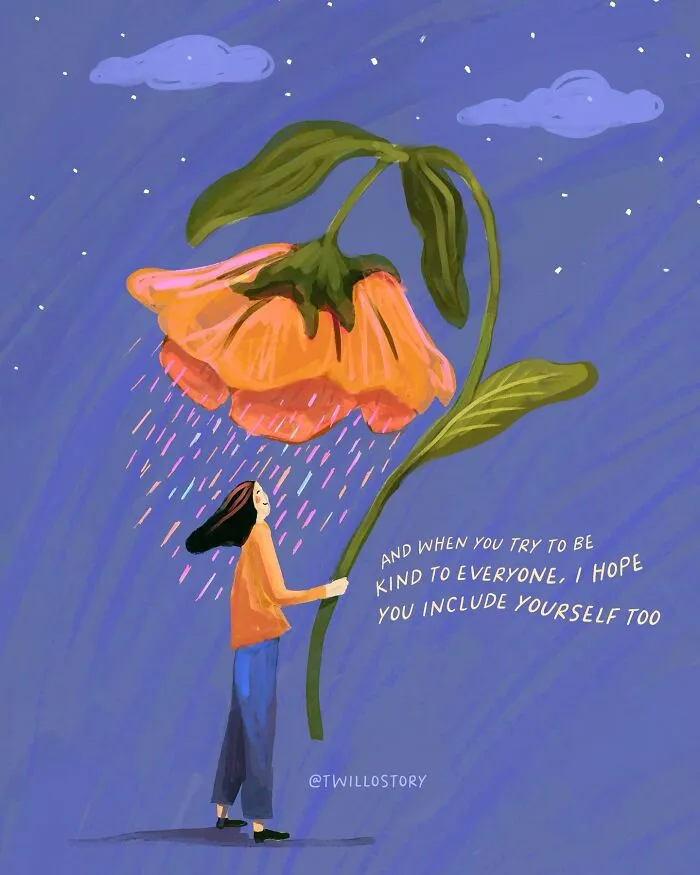 Artist Creates Uplifting Illustrations For Mental Wellness And Positivity (39 Pics)