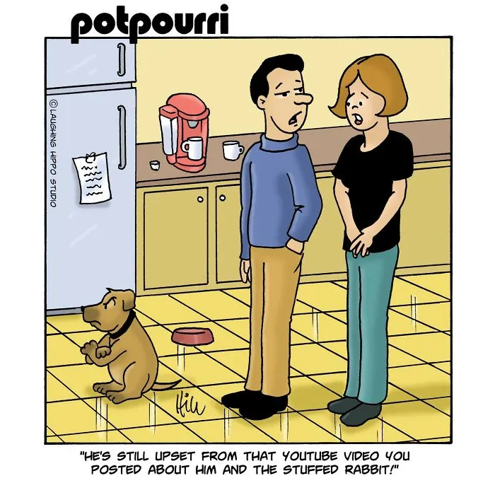This Artist Created 30 Funny Cartoons About Dogs In Absurd Situations
