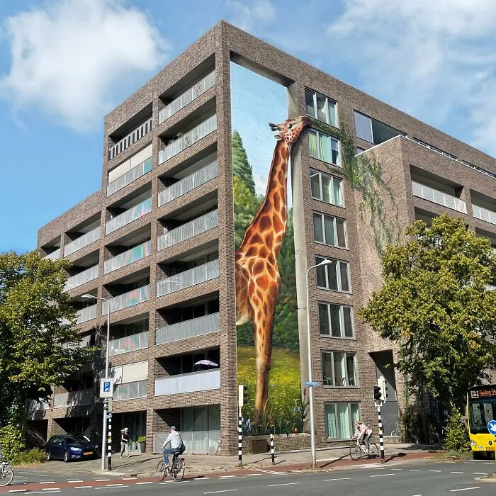 Dutch Artist Created 30 Jaw-Dropping Murals On Building Walls