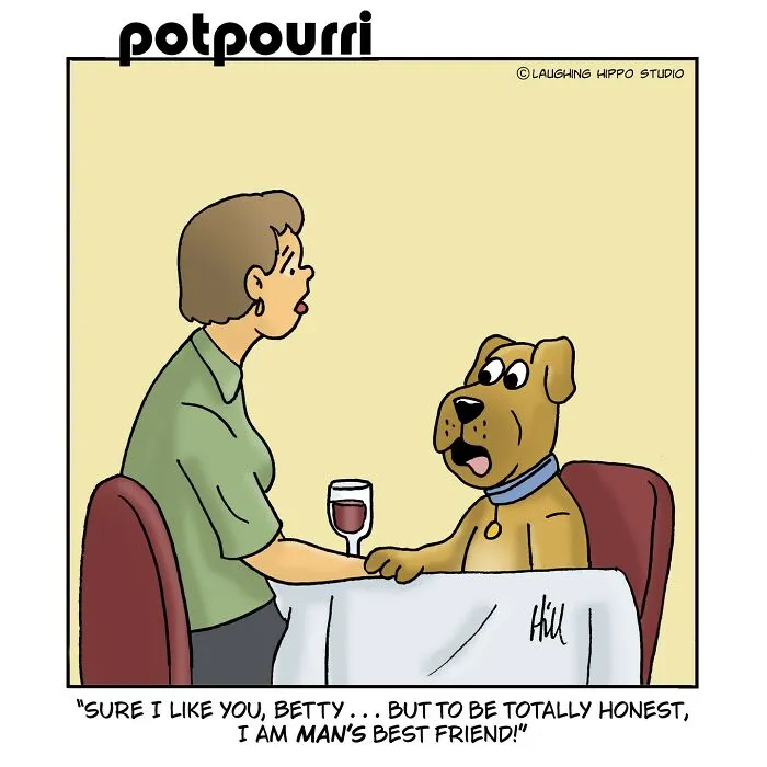 This Artist Created 30 Funny Cartoons About Dogs In Absurd Situations