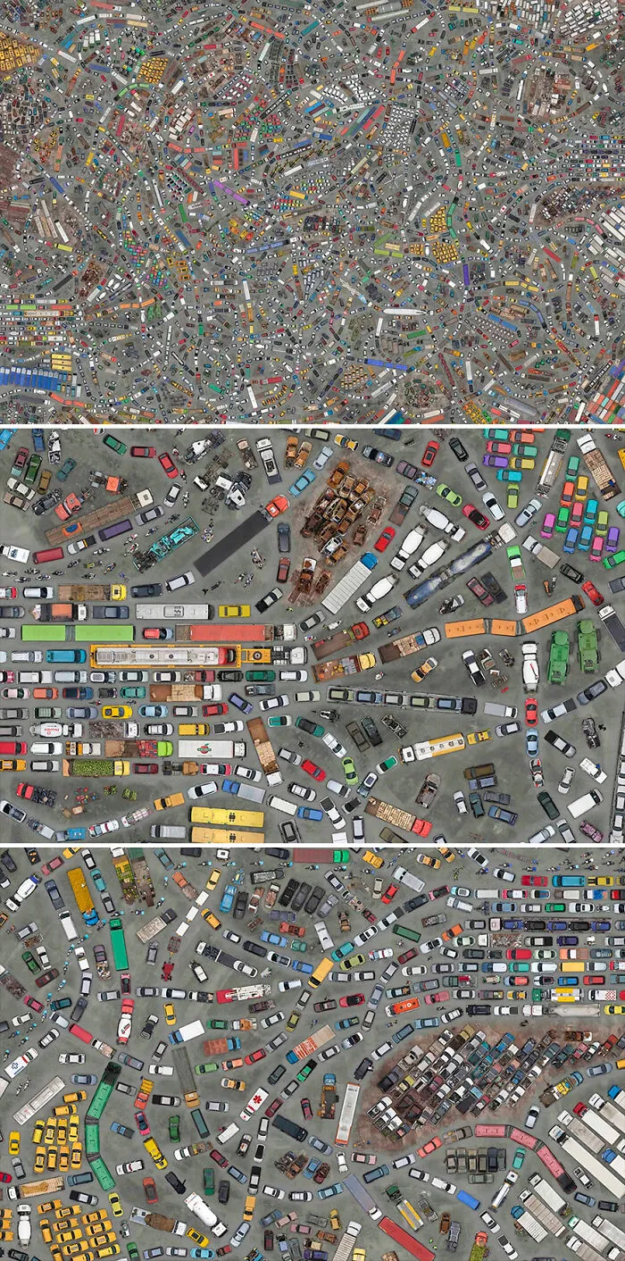 Photographer Assembles Aerial Photos To Showcase The Immense Scale Of Human Impact (17 Pics)