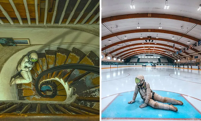 "The Lonely Astronaut": Capturing Self-Portraits In Decaying, Abandoned Environments (40 Pics)