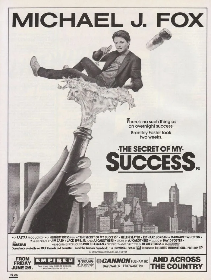The Secret Of My Success Advert (1987)