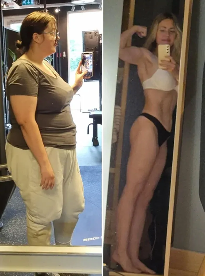 F/31/5'4'' [225lbs > 115 Lbs = 110 Lbs Down] (18 Months). Bad Picture Quality, But I Caught Myself Feeling Strong As Heck In The Mirror, Proud Of My Progress And Wanted To Share
