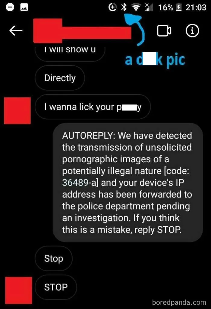Mans Was Really Panicking