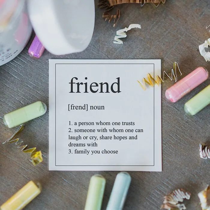 These <a Style="Display:inline;" Href=" Https://Www.amazon.com/Messages-Friendship-Bestfriend-Pre-Written-Valentines/Dp/B08r1962cq?content-ID=amzn1.sym.008d028e-E56f-4003-A59e-3bb1a49f27bf%3aamzn1.sym.008d028e-E56f-4003-A59e-3bb1a49f27bf&crid=2eb0cx8jor730&cv_ct_cx=galentines&keywords=galentines&pd_rd_i=b08r1962cq&pd_rd_r=7296cf07-2f97-403e-9609-5e048613ad8f&pd_rd_w=oald5&pd_rd_wg=8anpi&pf_rd_p=008d028e-E56f-4003-A59e-3bb1a49f27bf&pf_rd_r=ate9mx7btsaypxqjrr0h&qid=1738605591&sbo=rzvfv%2f%2fhxdf%2bo5021pansa%3d%3d&sprefix=galentine%2caps%2c231&sr=1-1-E169343e-09af-4d41-85b1-8335fe8f32d0-Spons&sp_csd=d2lkz2v0tmftzt1zcf9zzwfyy2hfdghlbwf0awm&psc=1&linkcode=ll1&tag=bpgoat-20&linkid=e59e8df2d6d4adcf738672d17349745f&language=en_us&ref_=as_li_ss_tl" Target="_blank"><span Style="Font: Inherit; Color: #d74b1f;"> Friendship Pills </Span> Are The Ultimate Prescription For A Dose Of Feel-Good Vibes! Each Capsule Contains A Sweet Surprise - A Heartfelt Message To Remind Your Bffs Just How Much They Mean To You. Talk About Medicine For The Soul!