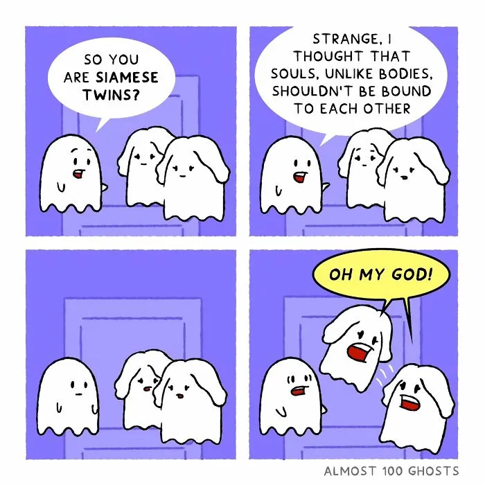 40 Cute And Funny Comics By This Artist About Ghosts' Everyday Adventures (New Pics)
