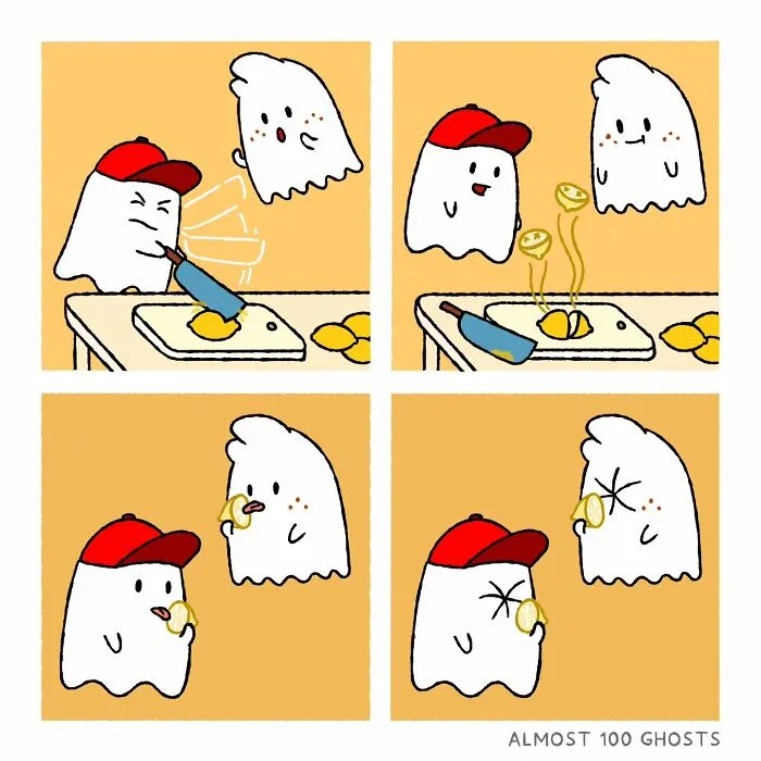 40 Cute And Funny Comics By This Artist About Ghosts' Everyday Adventures (New Pics)