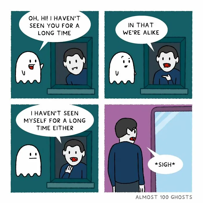 40 Cute And Funny Comics By This Artist About Ghosts' Everyday Adventures (New Pics)