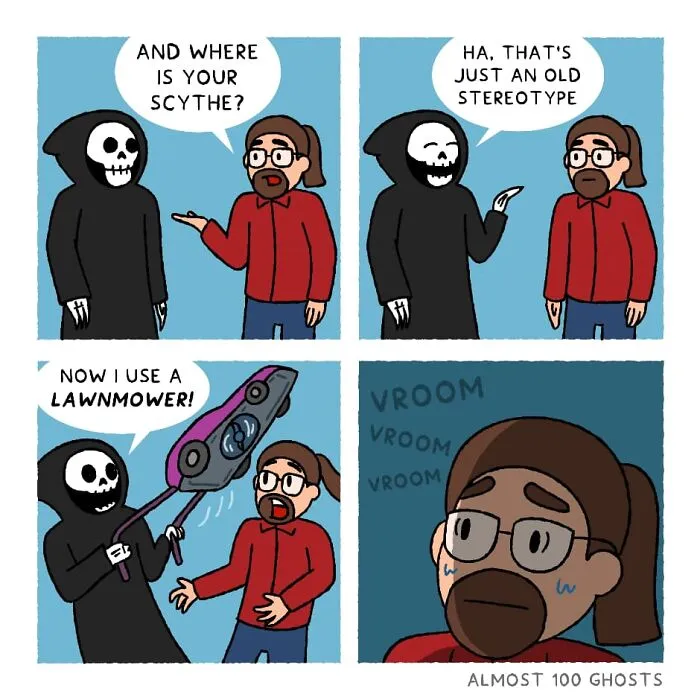 40 Cute And Funny Comics By This Artist About Ghosts' Everyday Adventures (New Pics)