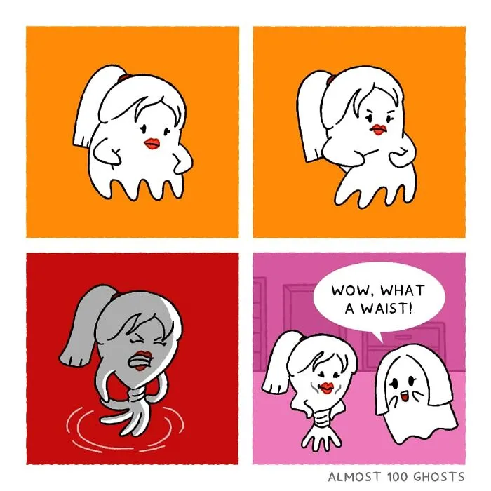 40 Cute And Funny Comics By This Artist About Ghosts' Everyday Adventures (New Pics)