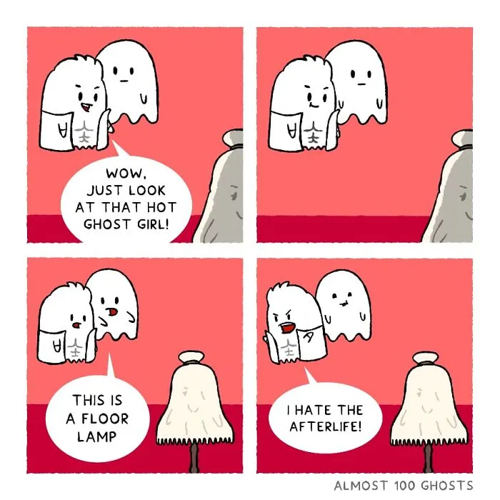 40 Cute And Funny Comics By This Artist About Ghosts' Everyday Adventures (New Pics)