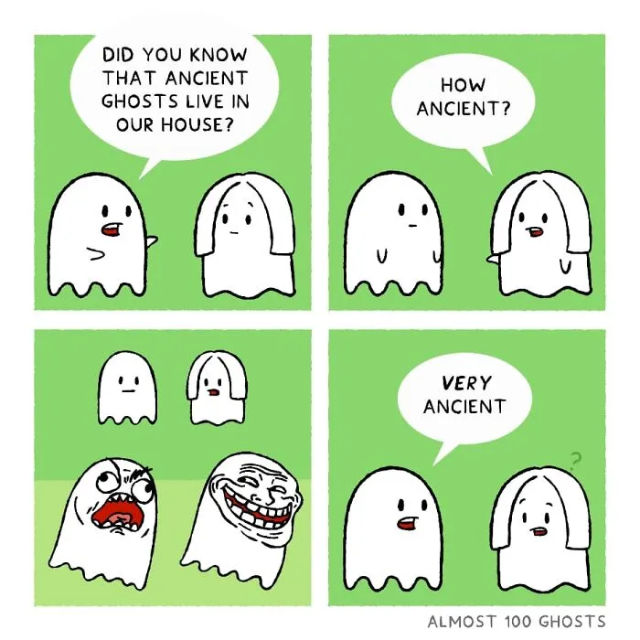 40 Cute And Funny Comics By This Artist About Ghosts' Everyday Adventures (New Pics)