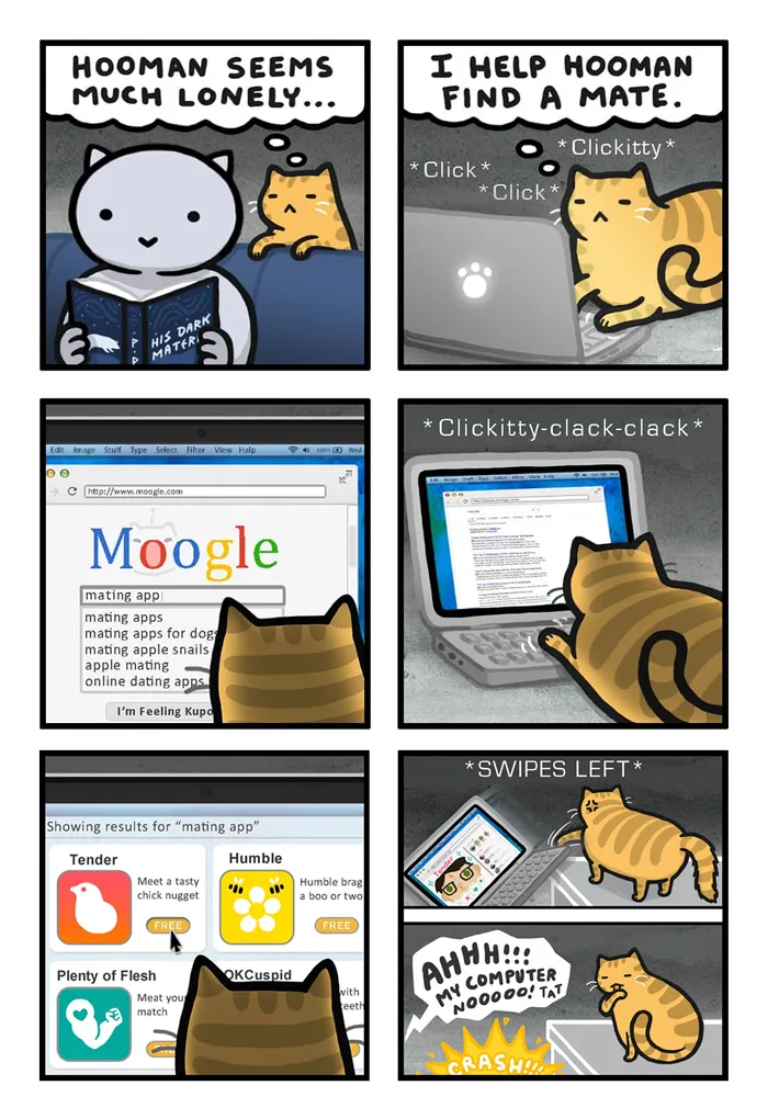 Kitty Moon’s Adorable And Funny Comics About Cats Just Being Cats (30 Pics)