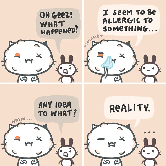 Kitty Moon’s Adorable And Funny Comics About Cats Just Being Cats (30 Pics)