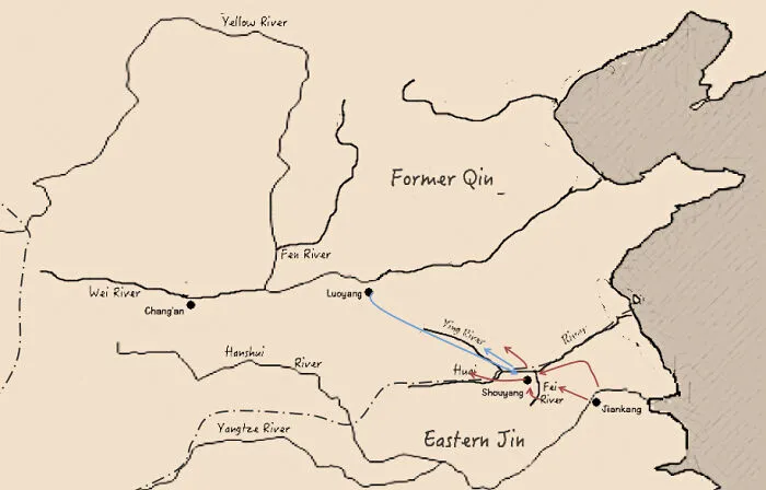 Battle Of Fei River (383)