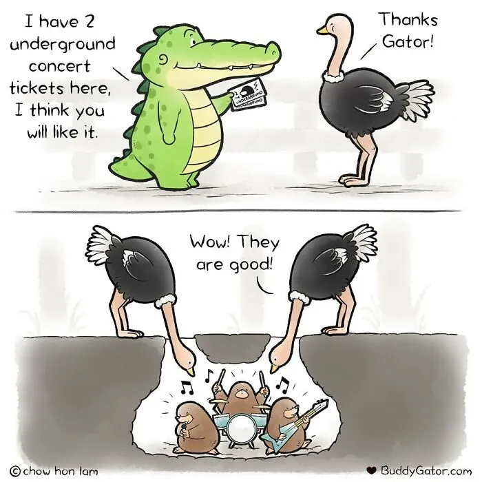 31 Sweet And Adorable Comics Featuring Helpful And Caring Buddy Gator And Friends By Chow Hon Lam (New Pics)