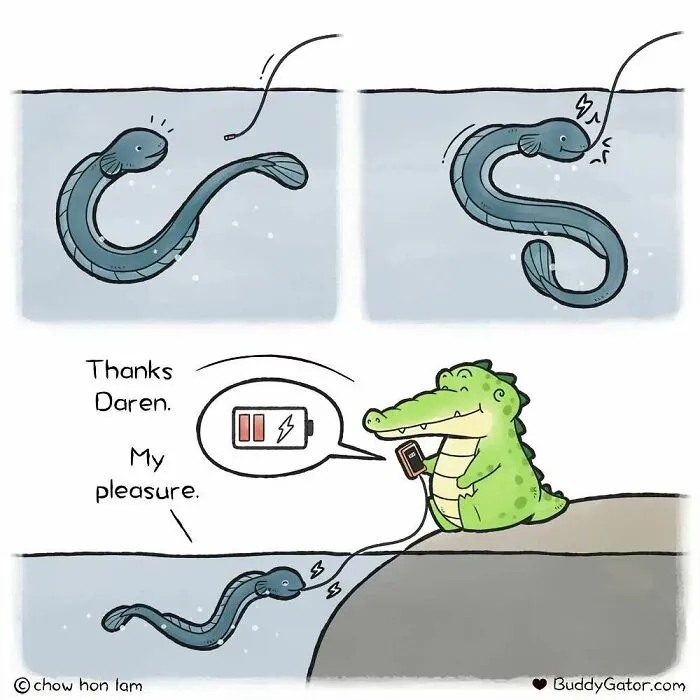 31 Sweet And Adorable Comics Featuring Helpful And Caring Buddy Gator And Friends By Chow Hon Lam (New Pics)