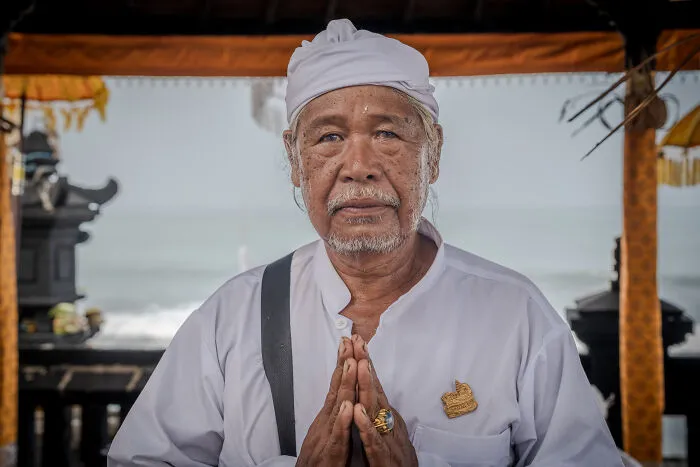 The Priest Welcomes You With A Kind Wai