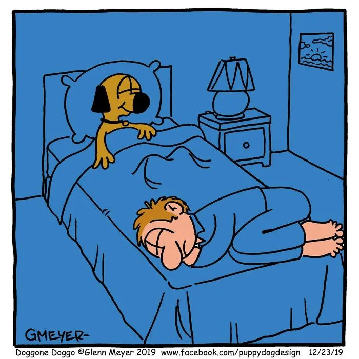30 Comedic Dog Cartoons By GMeyer That Capture The Fun And Chaos Of Life With A Pup