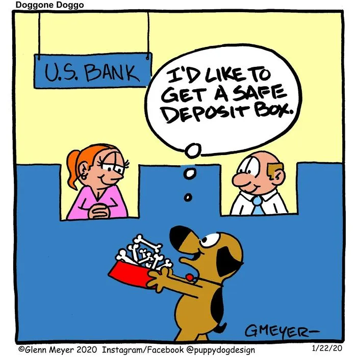 30 Comedic Dog Cartoons By GMeyer That Capture The Fun And Chaos Of Life With A Pup