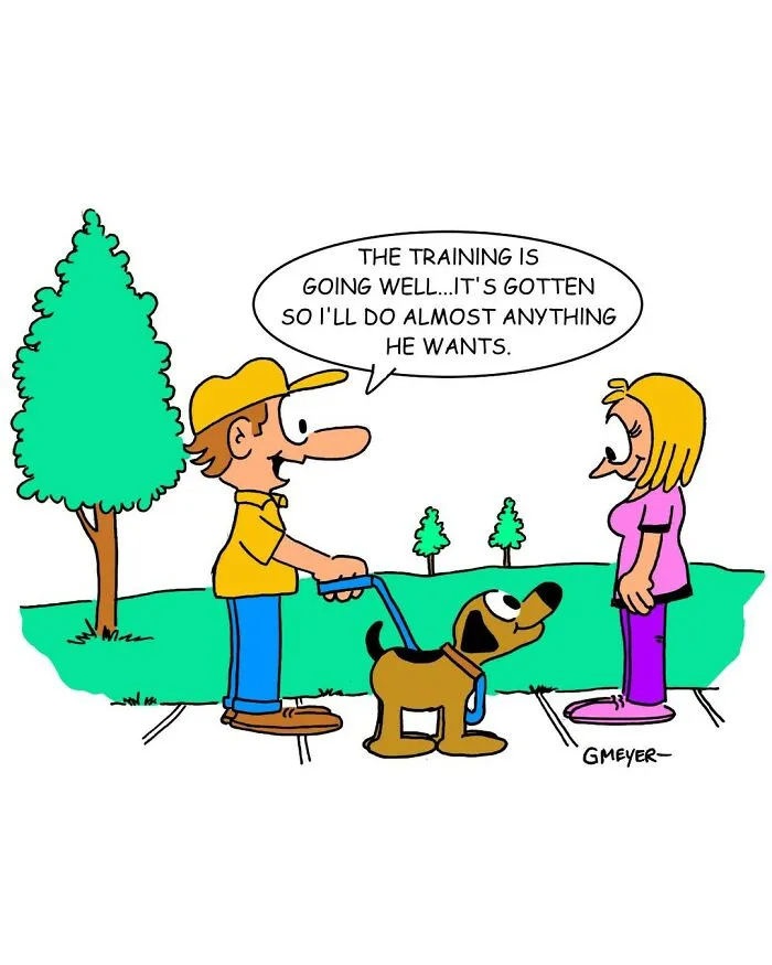 30 Comedic Dog Cartoons By GMeyer That Capture The Fun And Chaos Of Life With A Pup