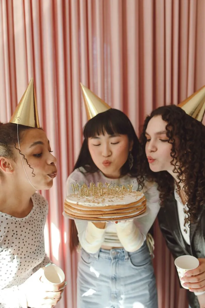 “Blowing Out All The Birthday Candles At Once Brings Good Luck” 