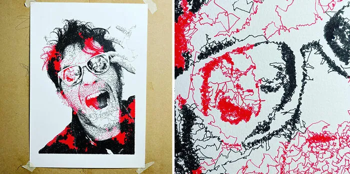 Artist Developed A Python Algorithm That Turns Simple Scribbles Into Art