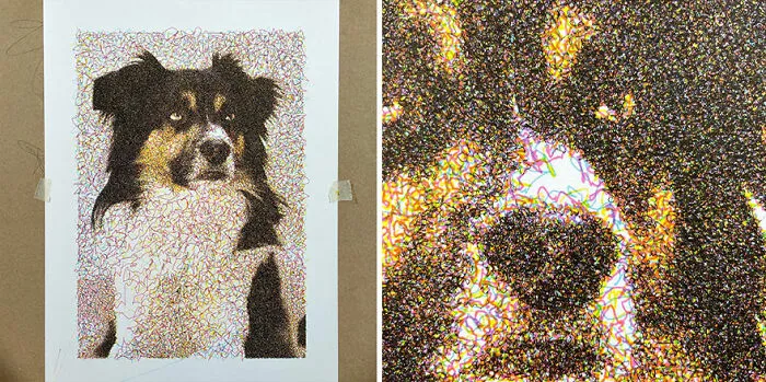 Artist Developed A Python Algorithm That Turns Simple Scribbles Into Art