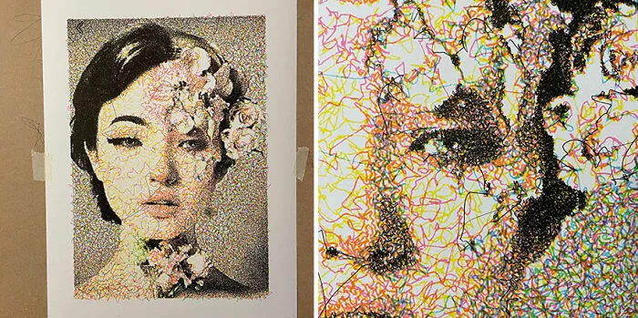 Artist Developed A Python Algorithm That Turns Simple Scribbles Into Art