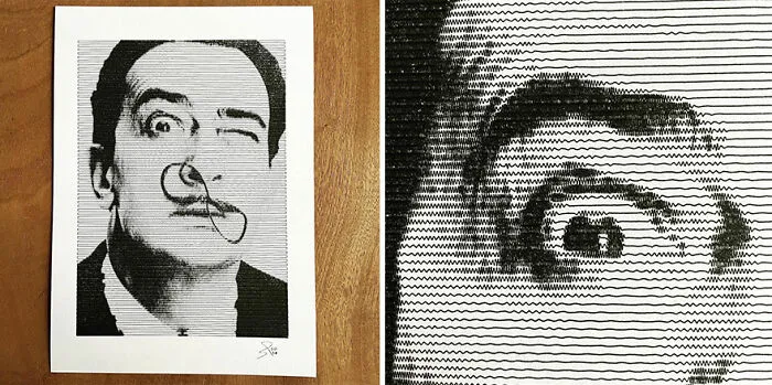 Artist Developed A Python Algorithm That Turns Simple Scribbles Into Art