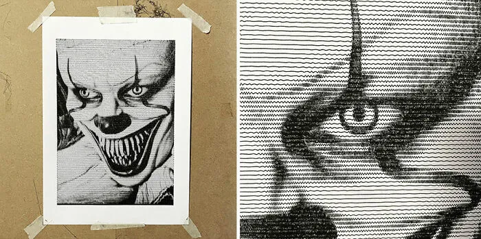 Artist Developed A Python Algorithm That Turns Simple Scribbles Into Art