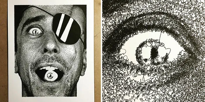 Artist Developed A Python Algorithm That Turns Simple Scribbles Into Art