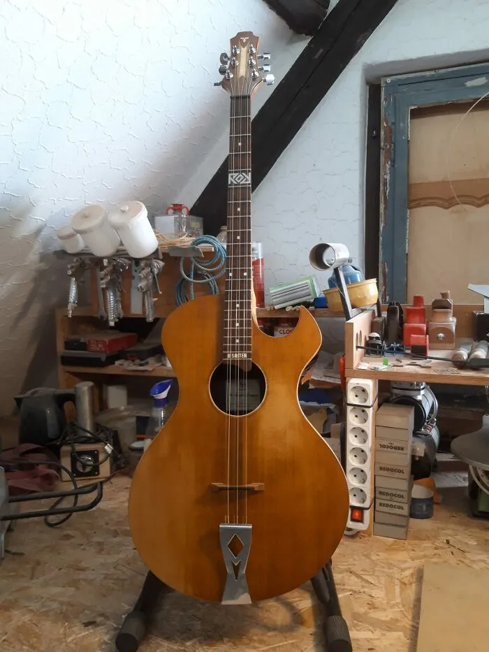 Made For Me By My Best Friend And Luthier - A Double-3-String That I Tune To C-Minor. Her Name Is Maria And I Lover Her. :)