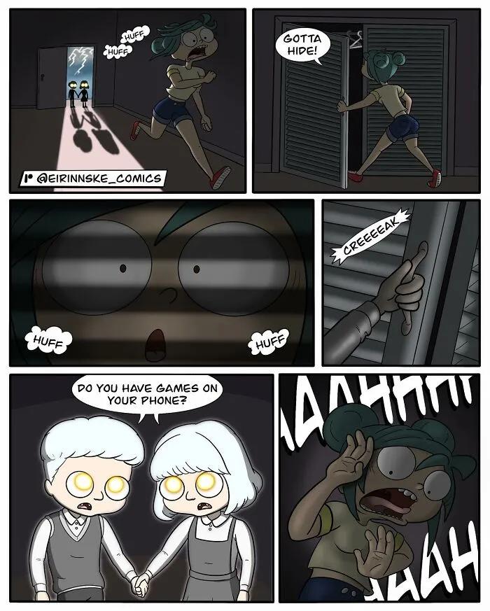40 Goofy Comics With Unexpected Twists, By Eirinn Ske
